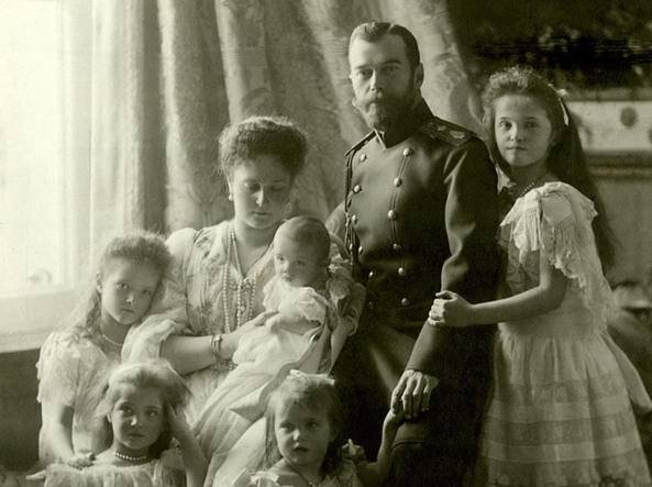la famiglia Romanov