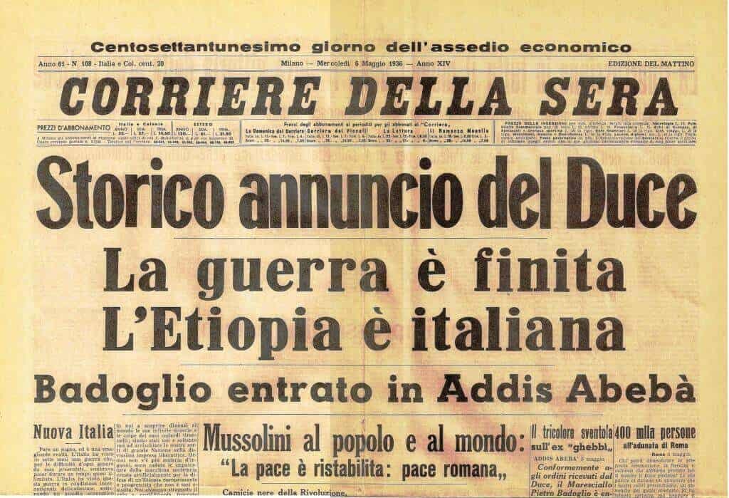 guerra etiopia 1936 fascismo